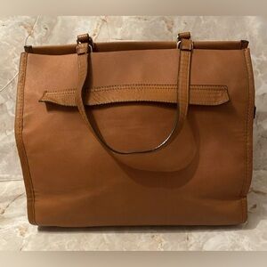 Women’s Faux Leather Handbag Briefcase Organizer Shoulder Laptop Tote Purse